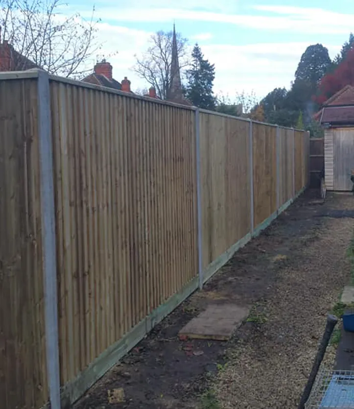 Garden fencing installation by AWGS