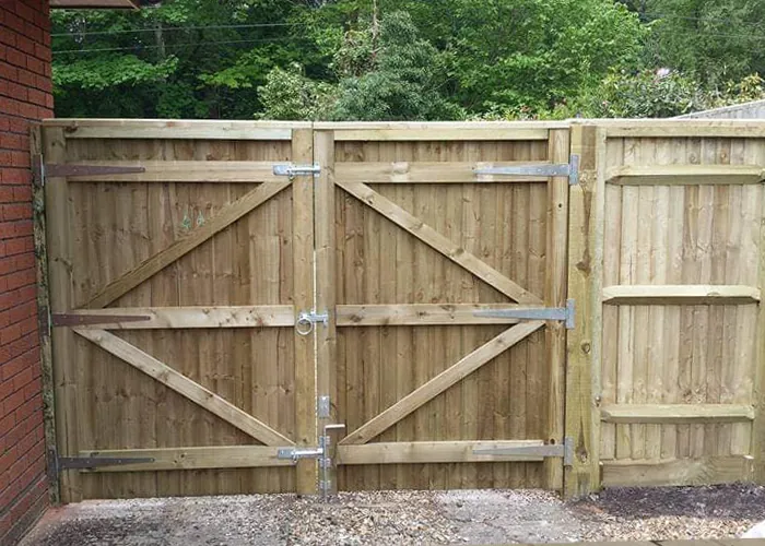 Bespoke wooden gate by AWGS Fencing