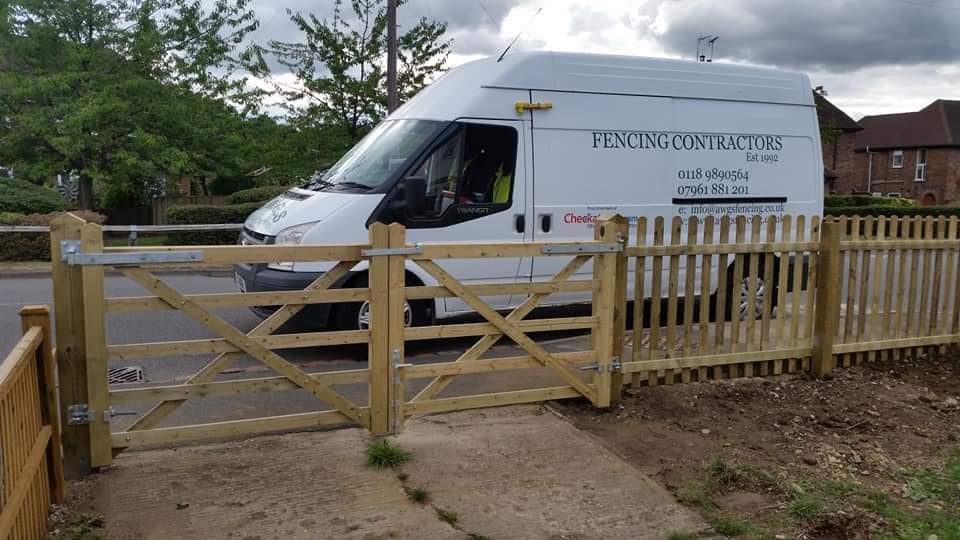 Driveway gate installation by AWGS Fencing